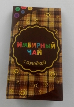 Имбирный чай с солодкой (20 фильтр-пакетов), 30 г.