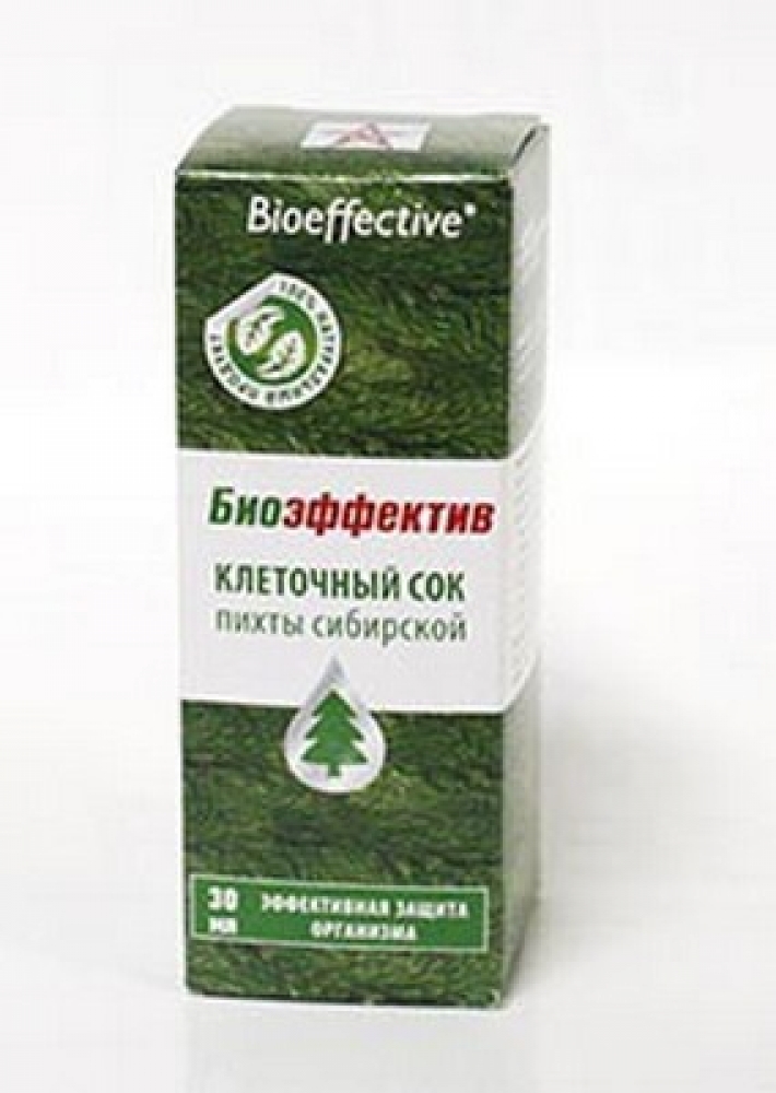 Биоэффектив: Клеточный сок пихты сибирской, 100 мл.